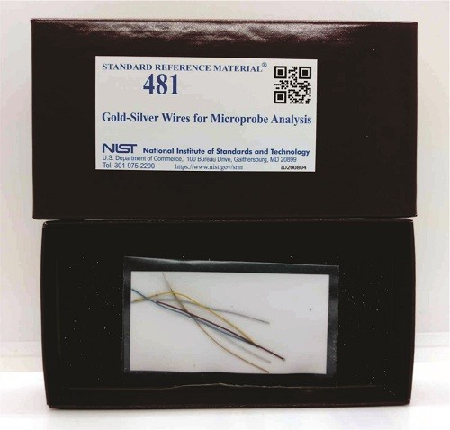 SRM 481  微探針分析用金銀絲標準品