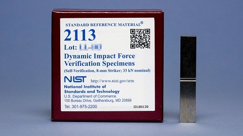 SRM 2113  動態沖擊力驗證樣本(自驗證，8毫米前鋒；33 kN標稱)
